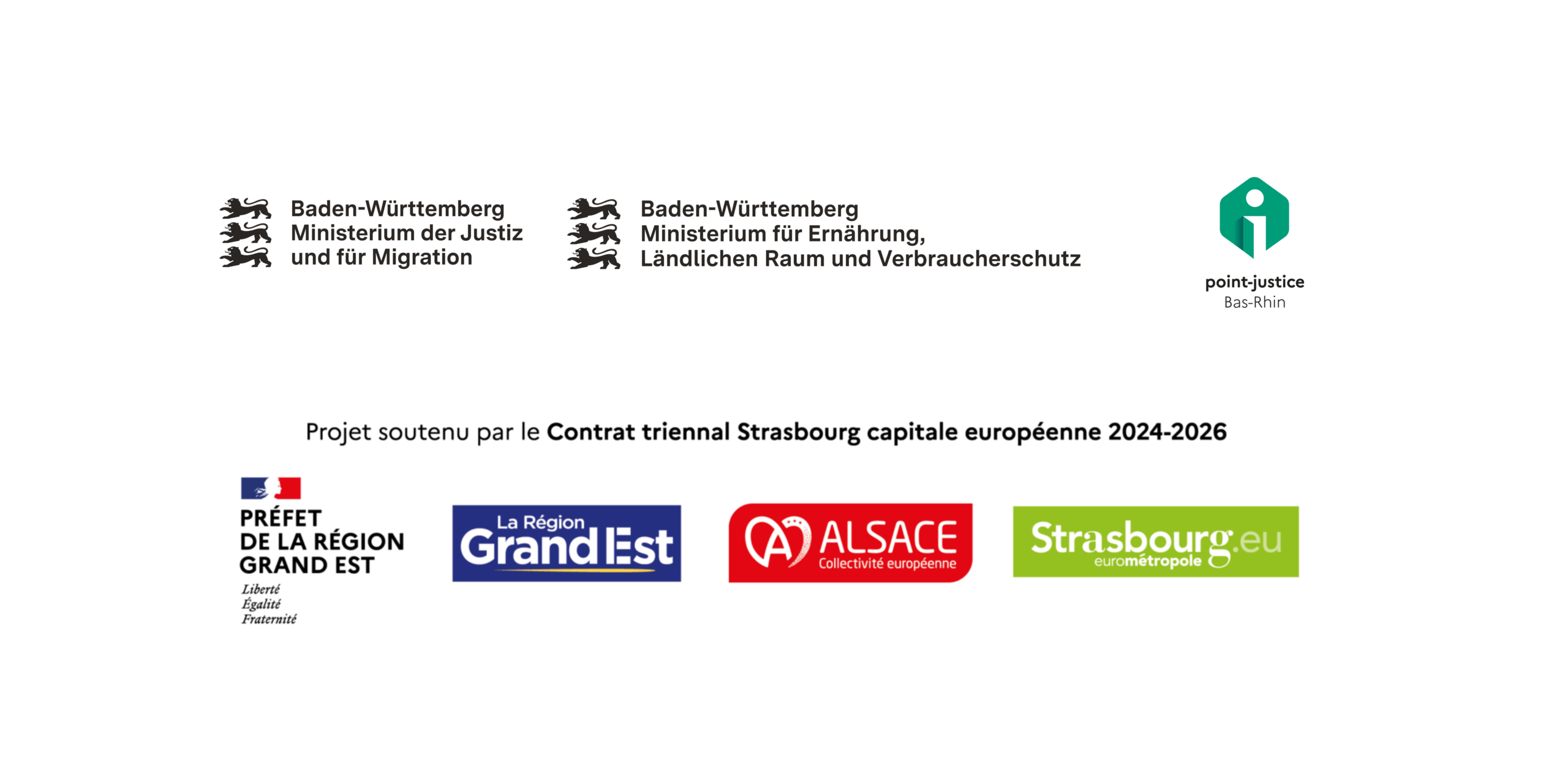 Finanzgeber des Projekts Justice Bridge 2026