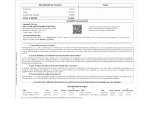 Courrier de la société GERI