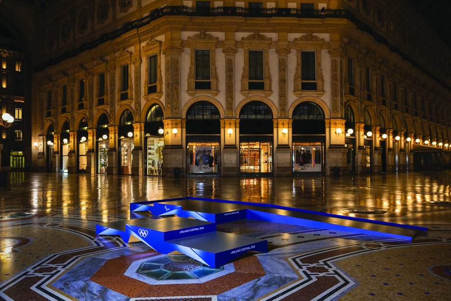 Podium Olympique des Jeux Milan Cortina 2026