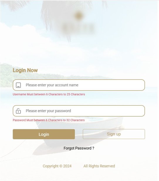 Registration form for a job portal in english.