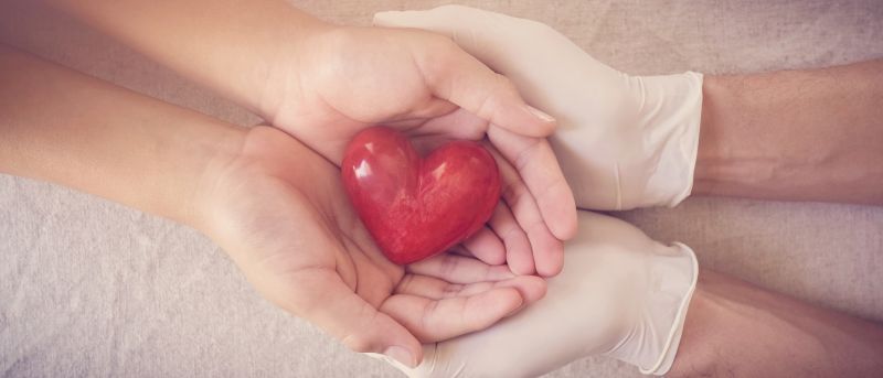 Symbolbild für eine Organspende.