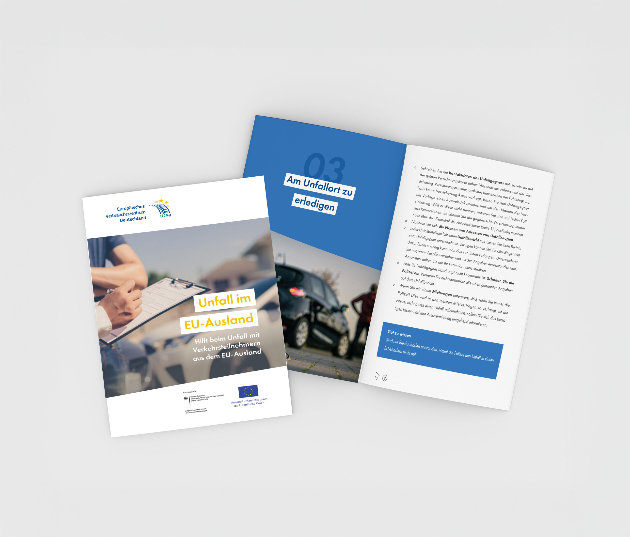 Cover: Autounfall im EU-Ausland