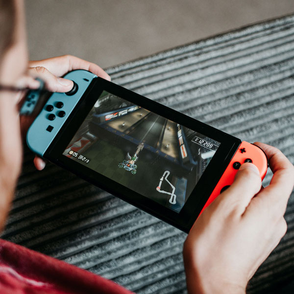 Videospiel auf der Nintendo Switch