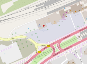 Map showing how to get to the Centre for Zentrum für Europäischen Verbraucherschutz e. V. in Kehl